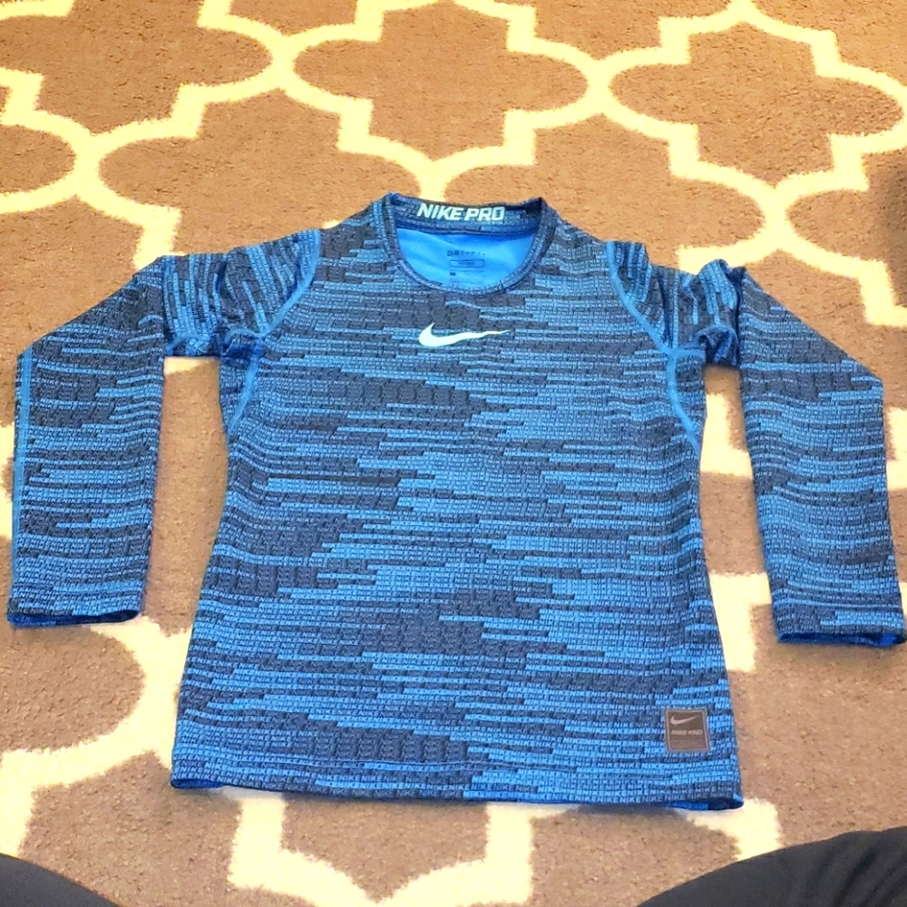 Nike Pro Boys Dri-fit Fitted long sleeve shirt